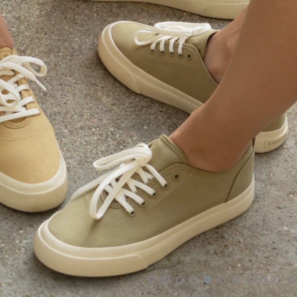 Everlane The Forever Sneaker in sycamore